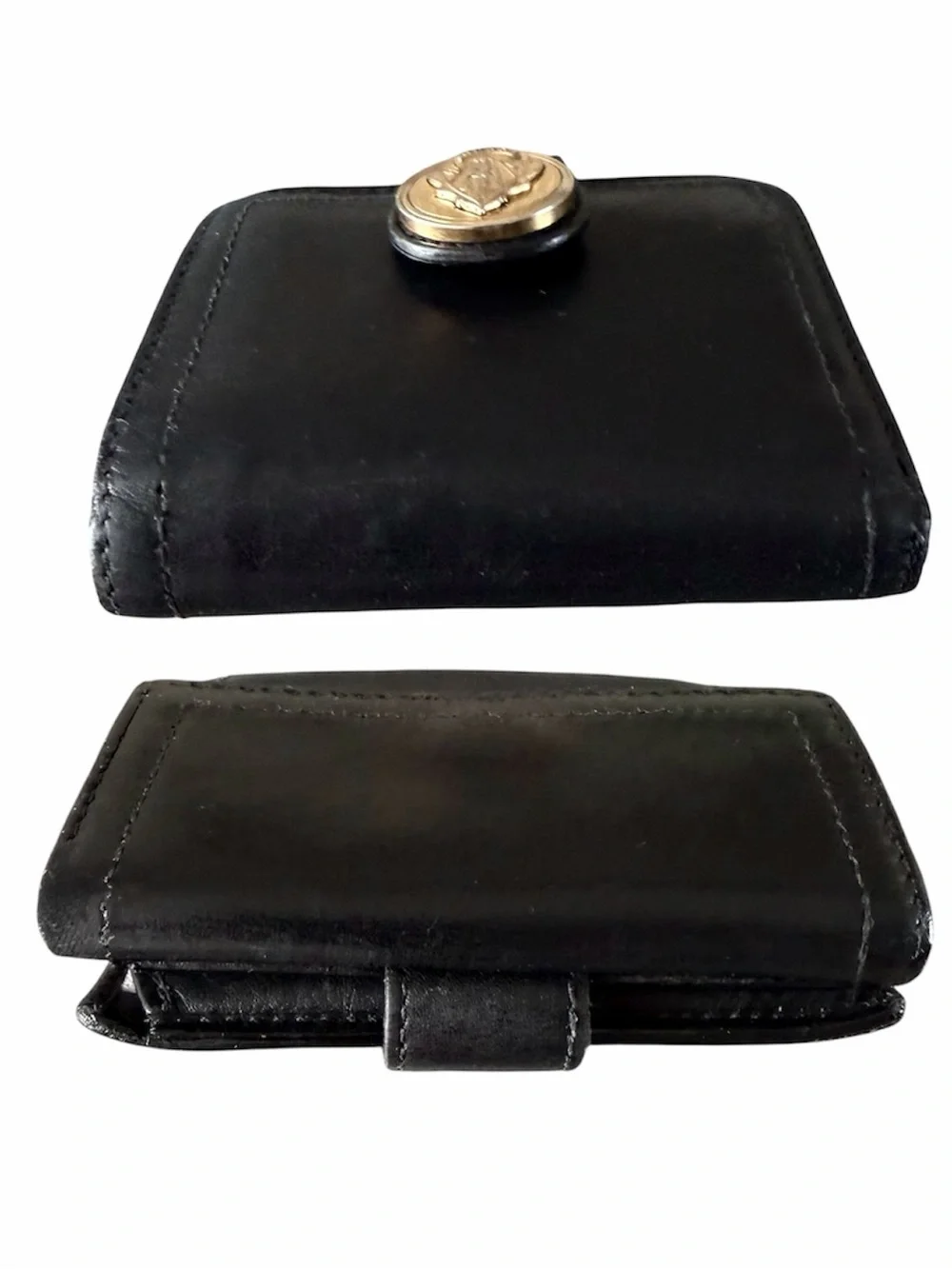 *Rare* GUCCI Hysteria Compact Wallet Genuine Knight Logo Back & Gold - Picture 9 of 15